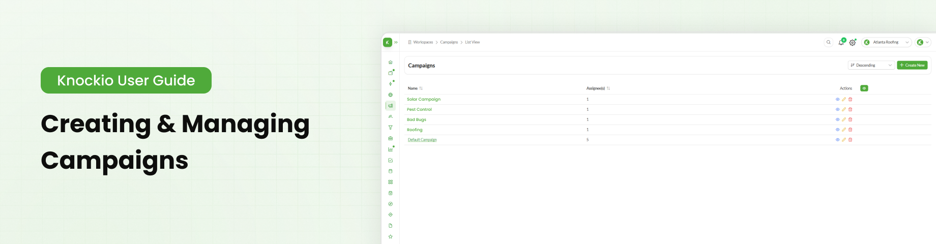 Creating and Managing Campaigns