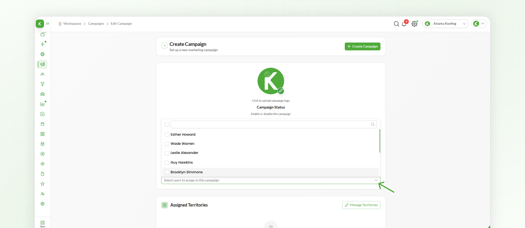 Assign Camapign