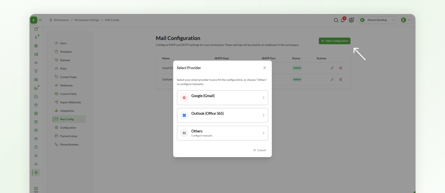 Email Configuration