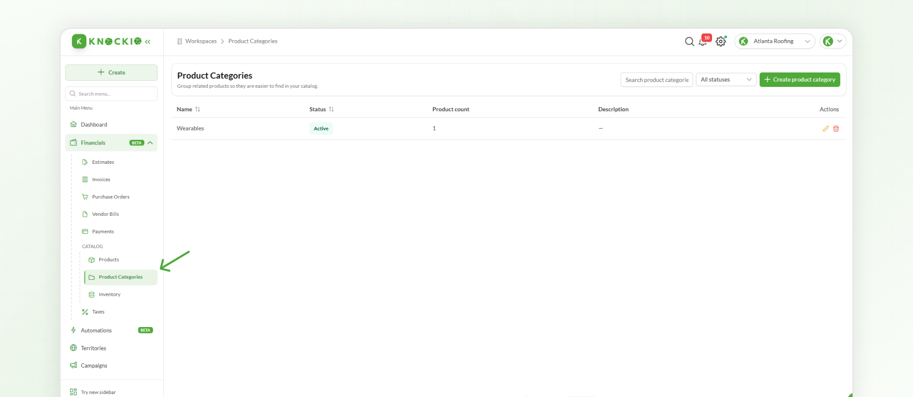Accessing the Product Catalog